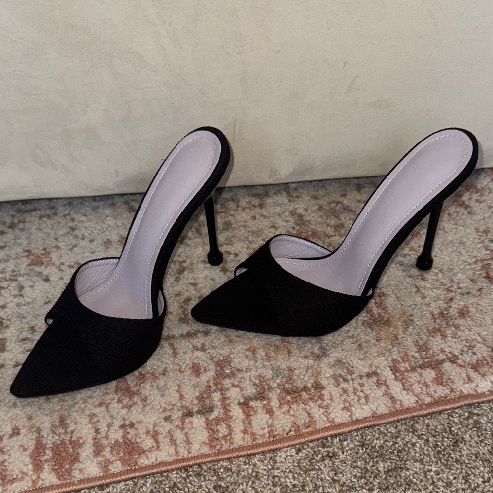 Elegant Black Stiletto Heels
